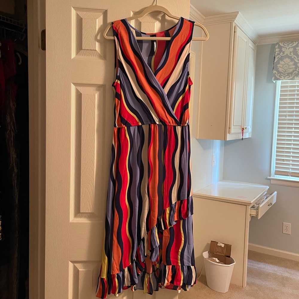 Anthro midi dress